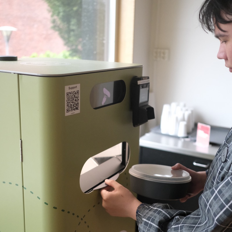 GRIN Revore panteautomat i bruk